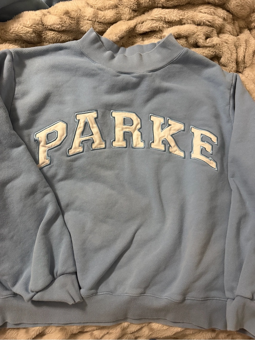 PARKE mockneck blue
